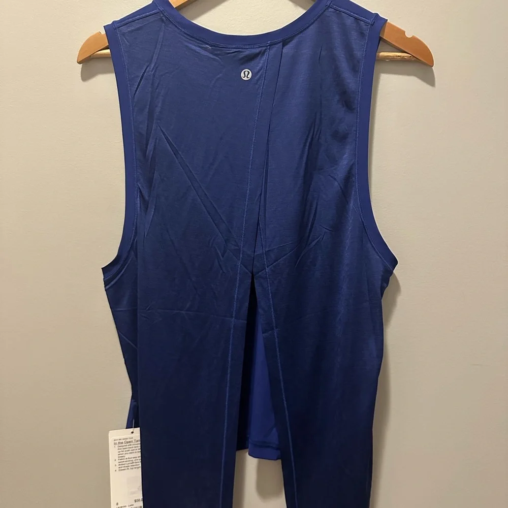 Lululemon In the Open Tank - Blue NWT - Picture 2 of 9